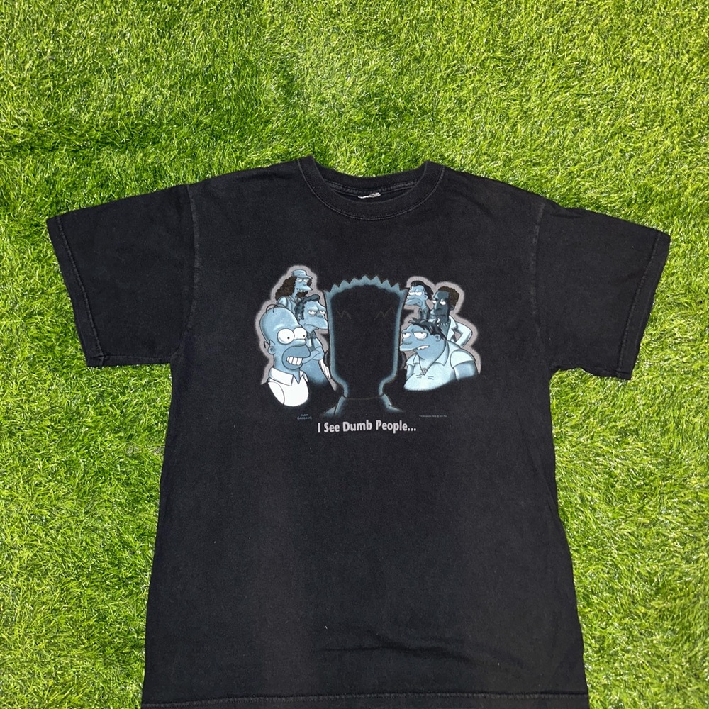 The Simpsons I see dumb people t shirt Bart size small
